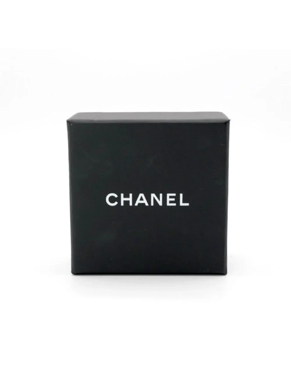 Chanel Earrings Gold Coco Mark Rhinestone